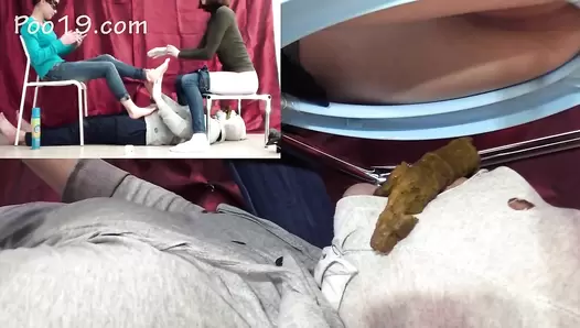 MilanaSmelly - Do a foot massage and eat our shit!