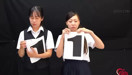 DLFF-635 02 Fart count competition between schoolgirl and an office lady went dirty! They try too hard and it’s a filthy paradise! VOL. 5