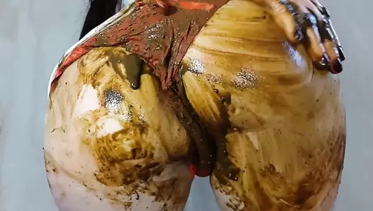 AnnaCoprofield - Orange Panties