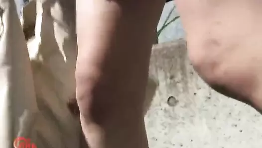 F57 04 Virtual POV excretion shot! Outdoor piss and poop at close range. VOL. 2