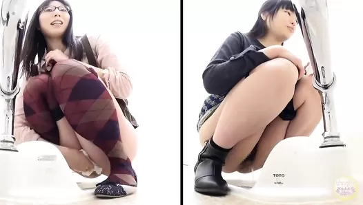 DLSL-024 03 Embarrassing talks during excretion in adjoining toilet cabins. Women revealing their excremental secrets