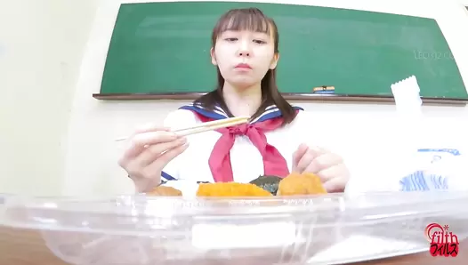 DLFF-637 02 Her first excretion documentary. VOL. 6 Kaede Amano poops