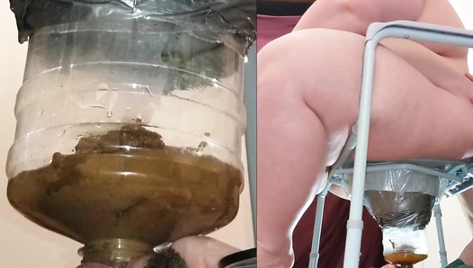 SSBBW Queen Siya - (HUGE LOADS) New SLAVE vs. Experienced TOILET