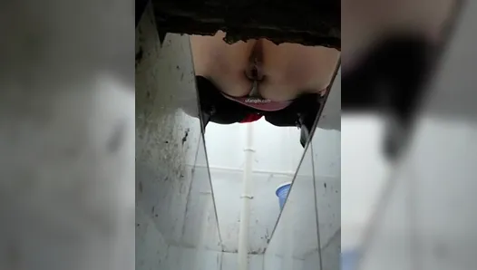 The hospital held a ditch toilet 3