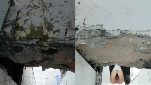 The hospital held a ditch toilet 4