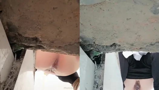 The hospital held a ditch toilet 5