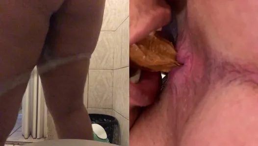 AngelVictory05 - Two big shits and a surprise!