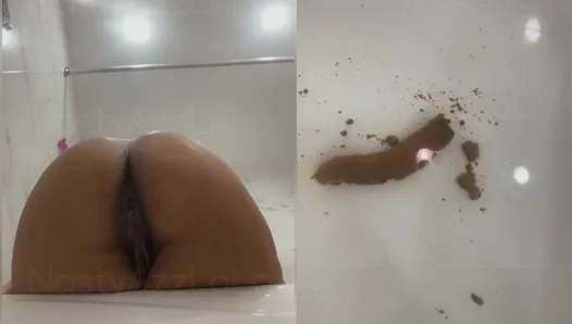 NastyAzzLaLa - Bathtub water poop and piss