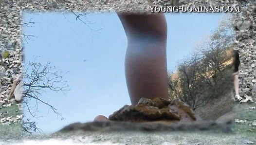 Toilet Slave Outback Walk Part 3