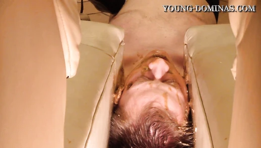 Toilet Slave between the Couch Part 5