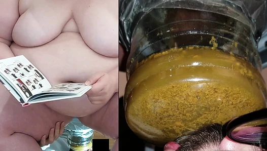 SSBBW Queen Siya - - He drinks my BIGGEST ENEMA OF 2023