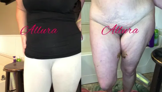 Allura - HUGE panty poop masturbation