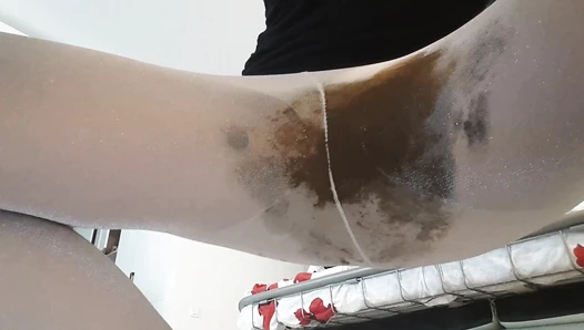 thefartbabes - ShinePantyhoseMessy
