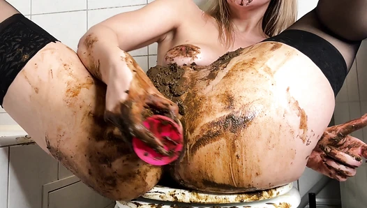 Extreme_Violette - Black BBC Toilet