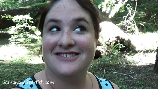 SamanthaStarfish - Pooping In The Redwood Forest!