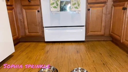 Sophia Sprinkle - Good Boy Gets Fed and Hydrated