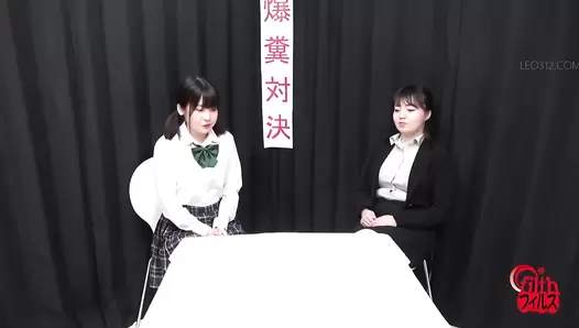 DLFF-624 03 Female student VS office lady. Exciting pooping showdown