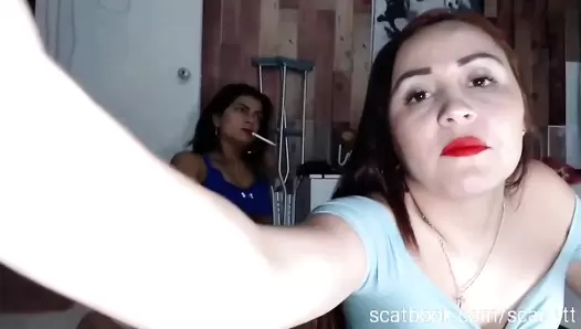 Scarlett - My friend Sara made me a mask of 4 poop