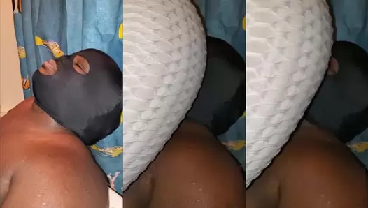 GoddessKinkyCaramel - I used his face as my toilet