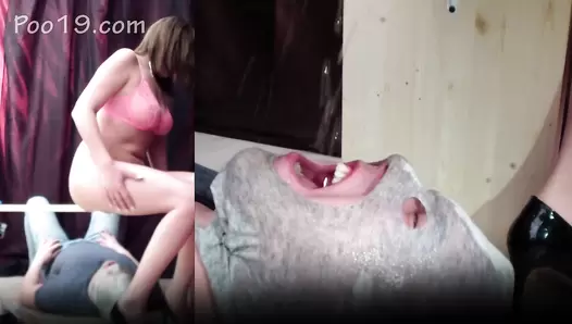 MilanaSmelly - Lady Yana crapped in my mouth with a sweet diarrhea