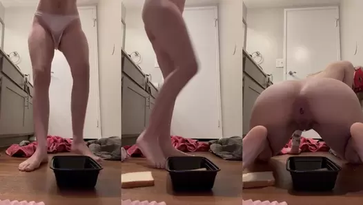 SarahWestChococlate13 - Making a HUGE shit sandwich