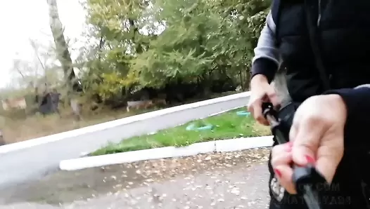 Modelnatalya94 - Olga Walks In Jeans With A Diaper