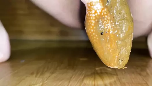 p00girl - I poop on a new toy with a tongue creampie atm and dirty foot fetish