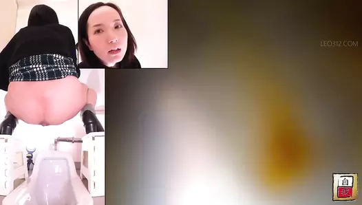DLJG-541 03 Self filmed defecation videos with live commentary and a camera placed directly under the anus