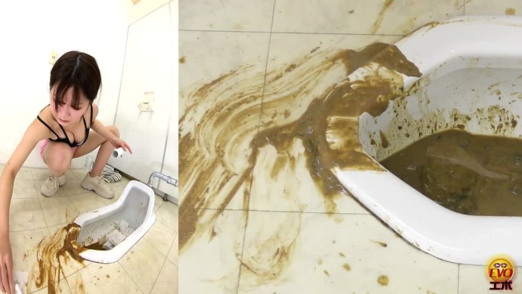 EE-575 06 Hidden video footage: girls leaking farts and poop during physical excersises.