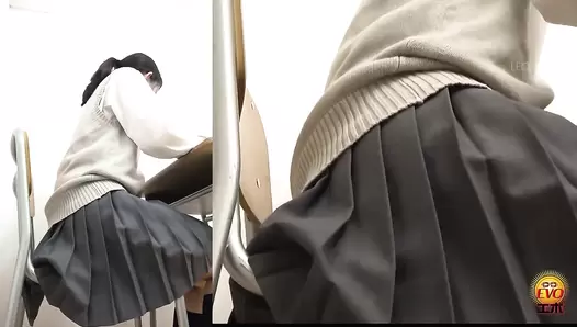 DLEE-608 03 School girls farts and diarrhea stool inside the panties