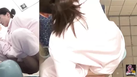 PGFD-059 04 Stomach virus infection! Hidden camera at hospital’s toilet: diarrhea and vomiting. VOL. 2