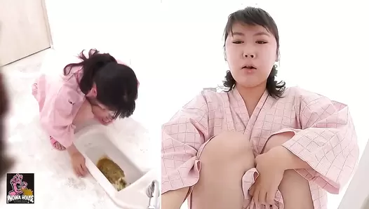 PGFD-059 01 Stomach virus infection! Hidden camera at hospital’s toilet: diarrhea and vomiting. VOL. 2