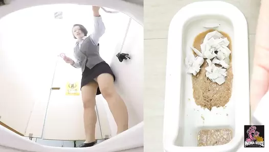 PGFD-066 04 Shameful vomiting caused by overeating. OLs Gerobazuka!