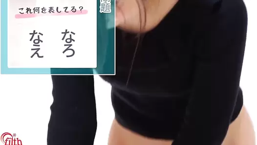 DLFF-591 01 Women participating in quiz and enema endurance tournament