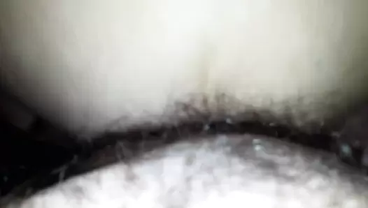 The girl fucks in the ass and shit climbs with her asshole