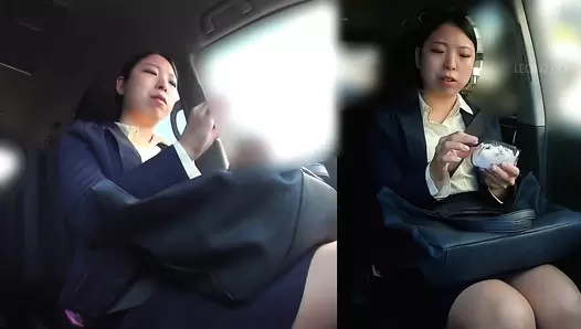 PGFD-088 06 Hidden camera: sales office lady car sickness and vomiting agony. VOL. 2