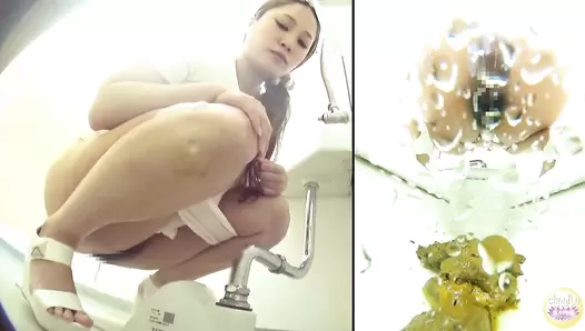 DLSL-108 Toilet defecation voyeur. Desperation limit is reached! VOl. 2