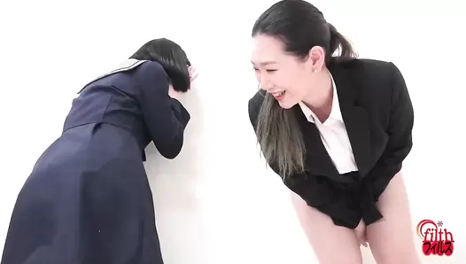 DLFF-494 01 A few farting games between school girls and office ladies! It’s a filthy paradise after they are trying too hard. VOL. 3