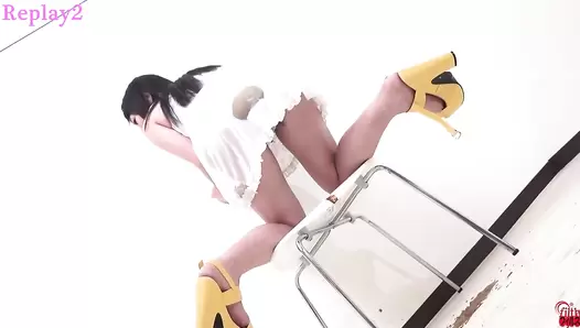 DLFF-524 04 Laxative mixed in drinks caused underwear models diarrhea stool leak