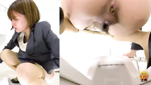 DLEE-374 02 Toilet sneak shots of OL’s shy sounds of poops and farts. VOL. 2