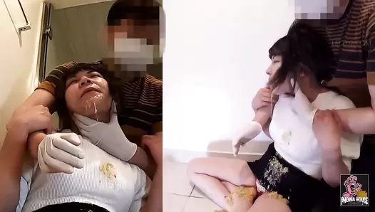 PGFD-083 04 Chasing drunk girls. Intense hand gagging till explosive vomit