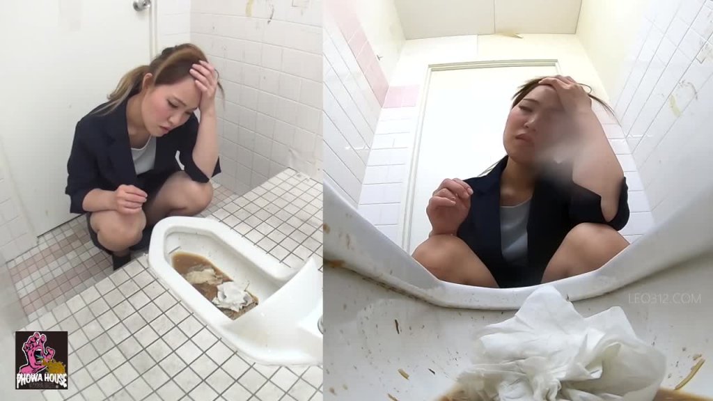 PGFD-064 01 Hidden camera: OL’s car sickness and vomit agony.