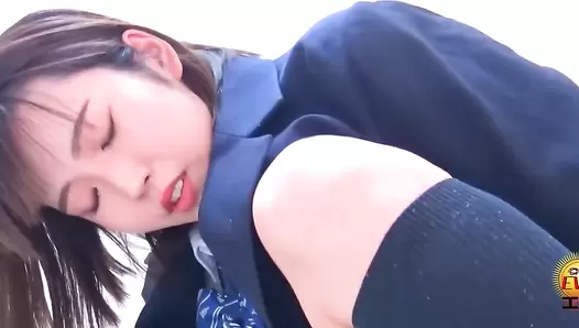 DLEE-579 01 Hidden camera caught obscene sounds in the toilet: girls spreading their asses to release farts with residual feces