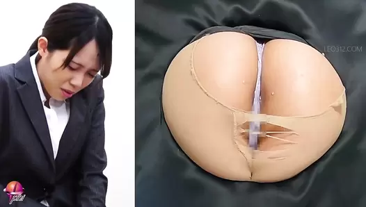 PP-253 04 Shameful shit leaking interview. Enema and molestation thru the secret hole in the chair. VOL. 3