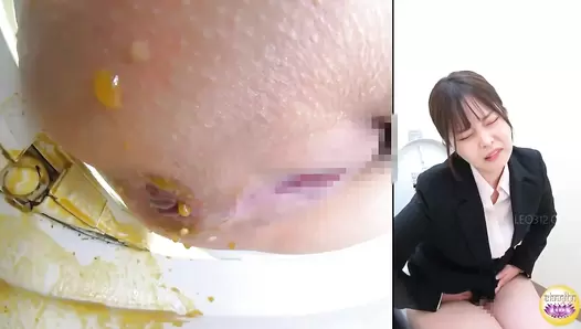 DLSL-506 01 Bowl cam sneak shots of diarrhea stools and awkward farting excretions on the toilet next to the hot water supply room. VOL. 4