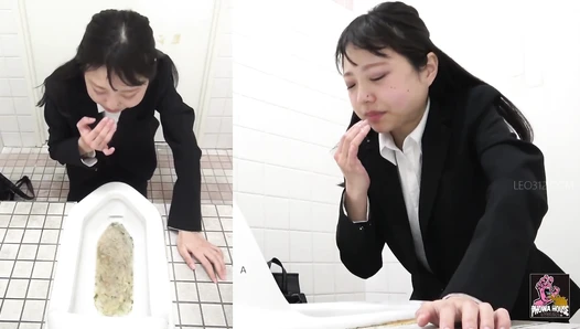 PGFD-094 04 Hidden camera: office ladies in business, car sickness, agony and vomiting.