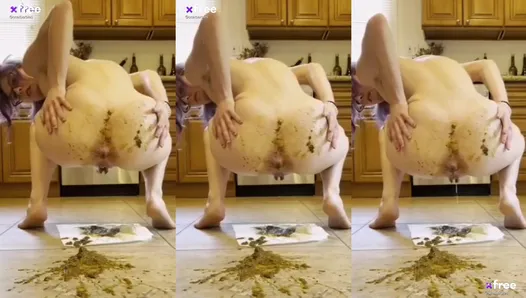 Huge shit  - @scatbarbies's