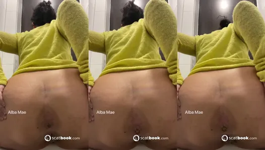 Alba Mae - Pooping in Public Toilet